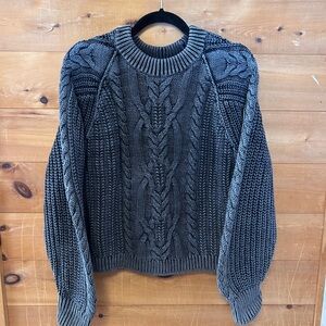 Free People Frankie Cable Knit Sweater